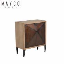 Mayco Star Fruit Shape 2 Door Modern Desk Side Cabinet decoracion para el hogar